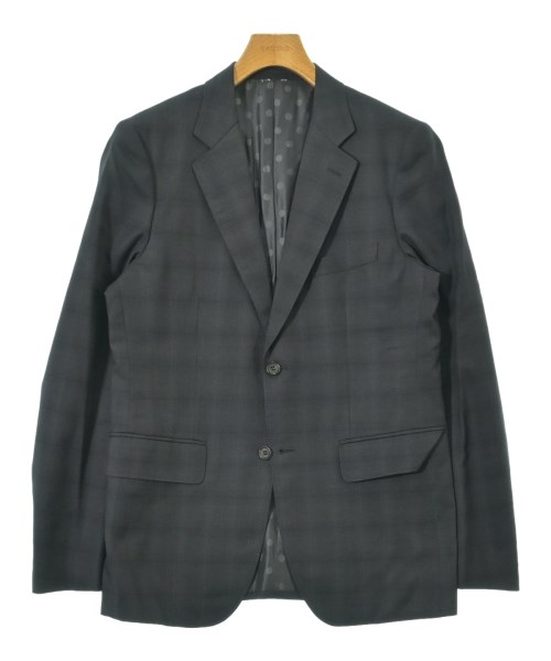 COMME des GARCONS HOMME DEUX コムデギャルソンオムドゥ カジュアルジャケット メンズ M チャコールグレー(チェック) 【中古】【古着】