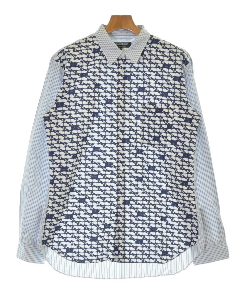 COMME des GARCONS HOMME DEUX コムデギャルソンオムドゥカジュアルシャツ メンズ XL 紺x白x青系(総柄)【中古】【古着】