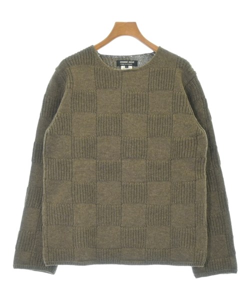 COMME des GARCONS HOMME DEUX コムデギャルソンオムドゥニット・セーター メンズ L 茶【中古】【古着】