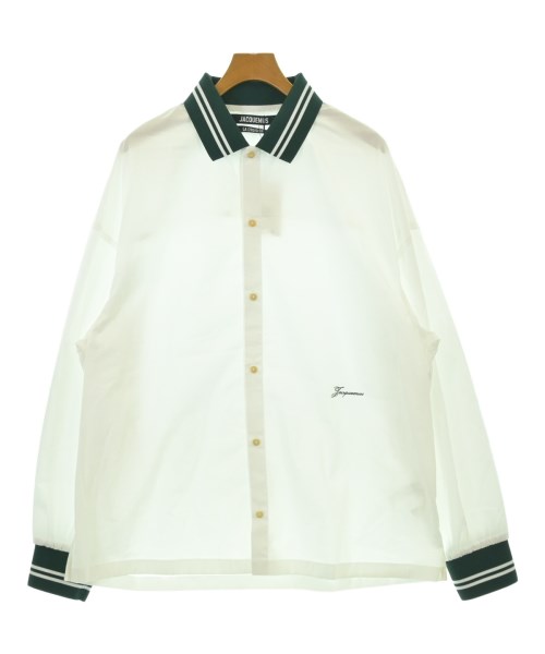 JACQUEMUS ジャックムスカジュアルシャツ メンズ 50(XL位) 白x緑【中古】【古着】｜RAGTAG（ブランド古着のラグタグ）