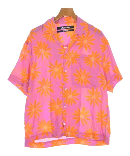 JACQUEMUS ジャックムスカジュアルシャツ メンズ 44(S位) さくら色xオレンジ色(花柄)【中古】【古着】