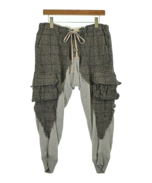 GREG LAUREN グレッグローレン スウェットパンツ レディース 3(L位) ベージュ系x黒系xグレー 【中古】【古着】