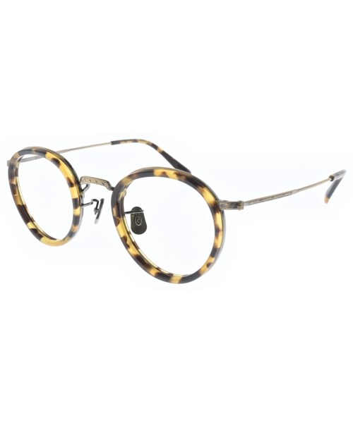 EYEVAN 7285 アイヴァン７２８５眼鏡 メンズ - 茶x黄(総柄)【中古】【古着】