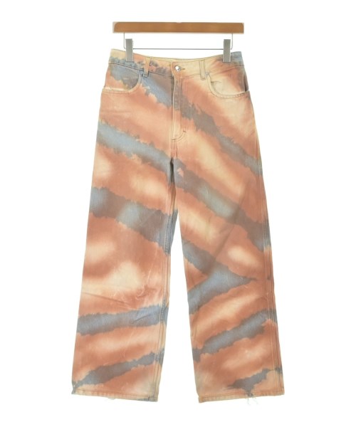 ECKHAUS LATTA エクハウス　ラッタ デニムパンツ レディース 27(M位) ベージュxグレー(総柄) 【中古】【古着】
