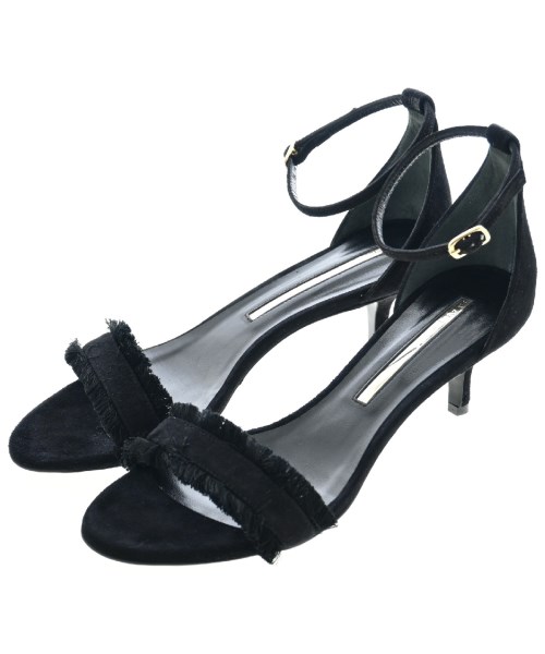 BALDAN バルダン サンダル レディース EU37(23.5cm位) 黒 【中古】【古着】