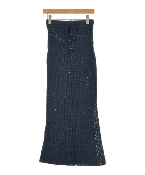 The Elder Statesman ジエルダーステイツマン ロング・マキシ丈スカート レディース XS 紺 【中古】【古着】