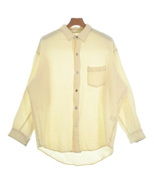 sulvam サルバム カジュアルシャツ メンズ M 黄 【中古】【古着】