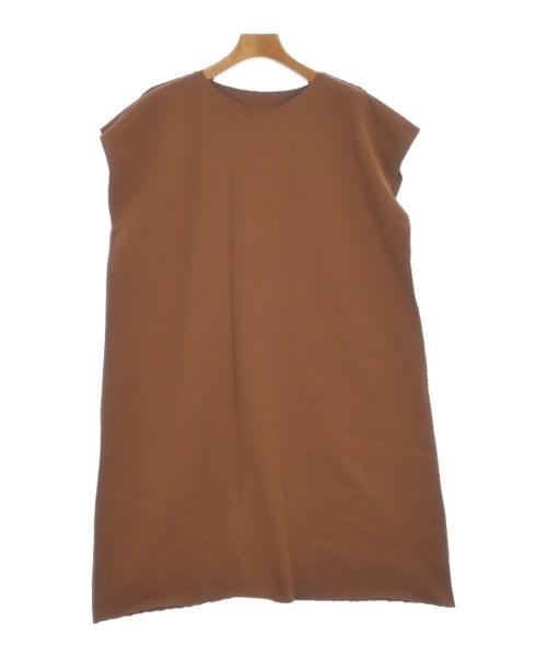me ISSEY MIYAKE ミーイッセイミヤケ ワンピース レディース F 茶 【中古】【古着】
