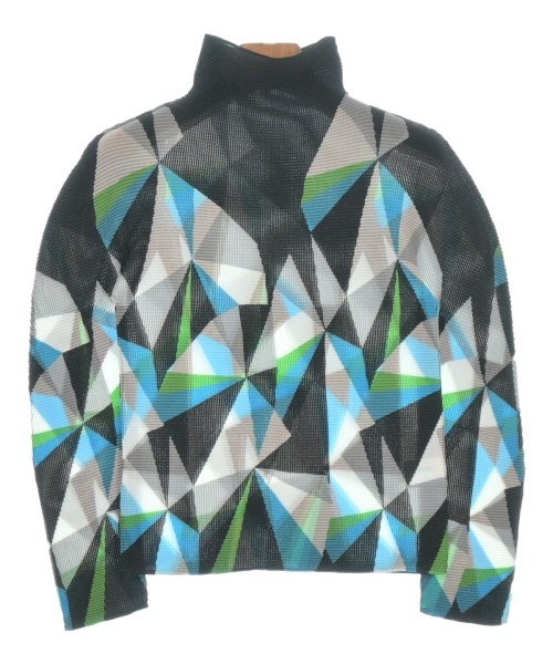 me ISSEY MIYAKE ミーイッセイミヤケカジュアルシャツ レディース -(XS位) 黒xグレーx緑等(総柄)【中古】【古着】｜RAGTAG（ブランド古着のラグタグ）