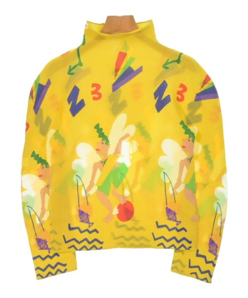 me ISSEY MIYAKE ミーイッセイミヤケ カジュアルシャツ レディース -(S位) 黄x紺x緑等(総柄) 【中古】【古着】