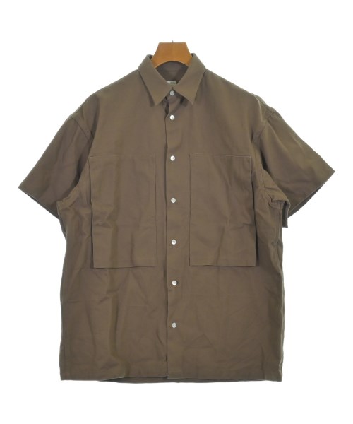 E.TAUTZ イートウツ カジュアルシャツ メンズ S 茶 【中古】【古着】