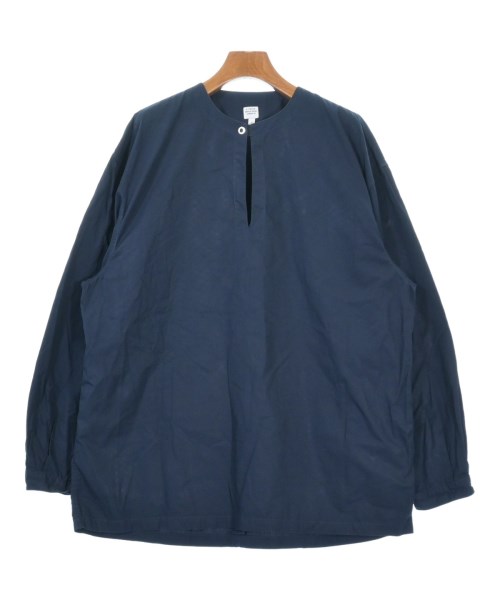 E.TAUTZ イートウツ カジュアルシャツ メンズ S 紺 【中古】【古着】