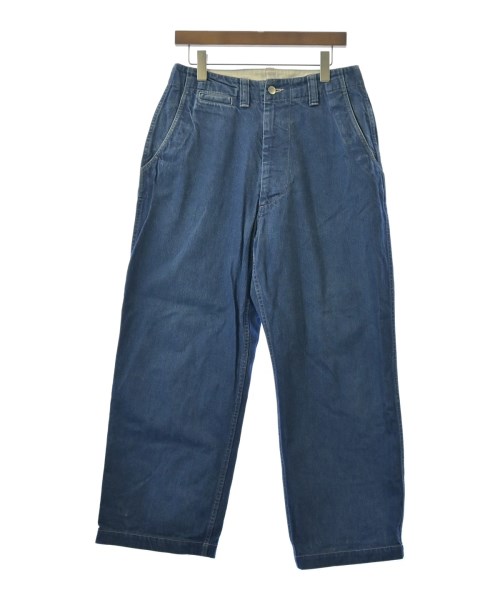 E.TAUTZ イートウツ スラックス メンズ -(S位) 青(デニム) 【中古】【古着】