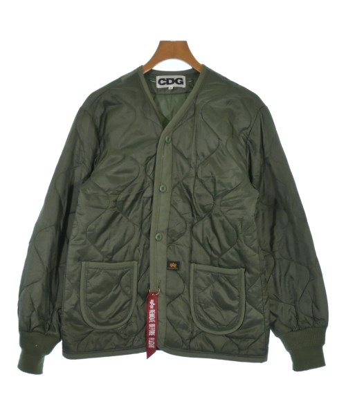 CDG シーディージー ミリタリーブルゾン メンズ S カーキ 【中古】【古着】