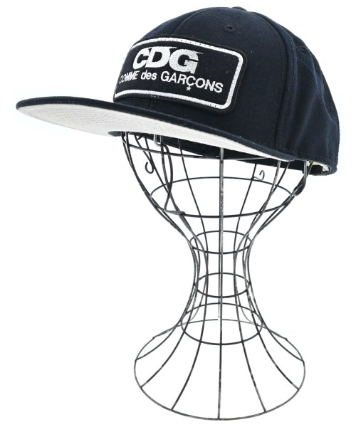 CDG シーディージー キャップ メンズ - 黒 【中古】【古着】
