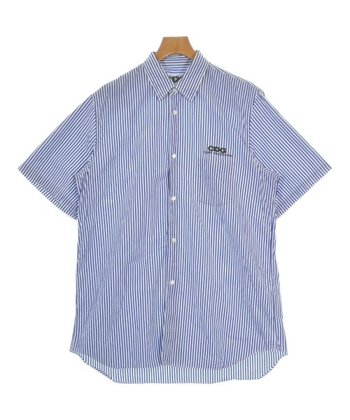 CDG シーディージー カジュアルシャツ メンズ XL 青x白(ストライプ) 【中古】【古着】