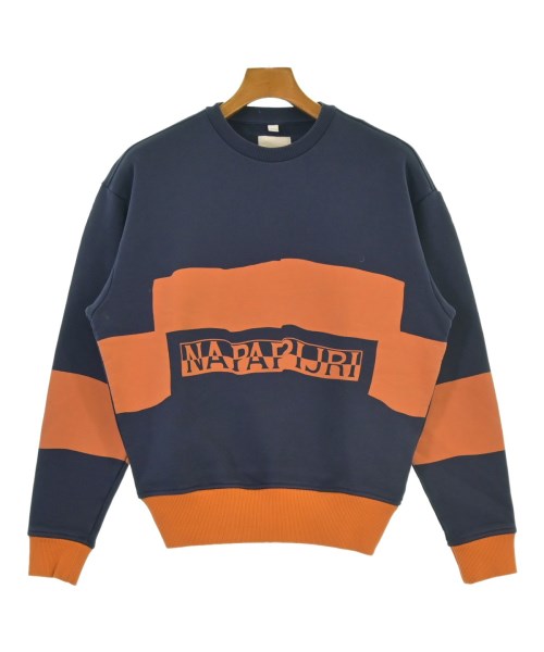 NAPAPIJRI ナパピリ スウェット メンズ XS 紺xオレンジ 【中古】【古着】