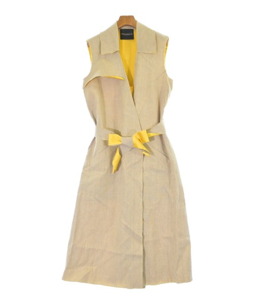 ERIKA CAVALLINI エリカカヴァリーニベスト レディース 42(M位) ベージュ【中古】【古着】 ベスト・ジレ-レディースファッション-トップス