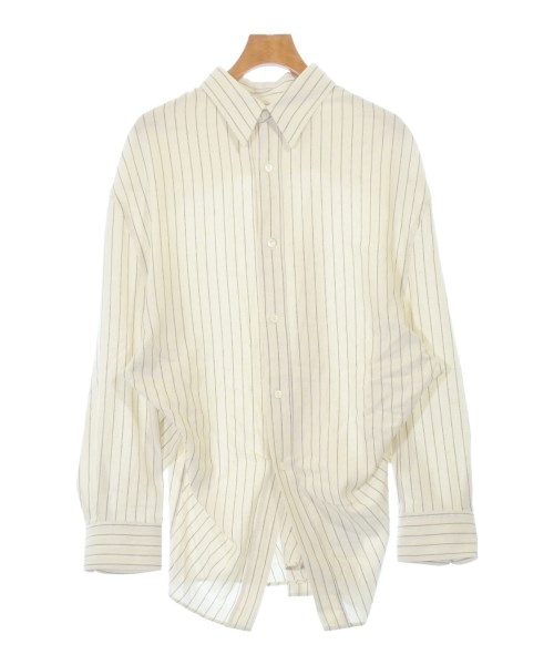 HED MAYNER ヘド　メイナーカジュアルシャツ メンズ M ベージュx茶(ストライプ)【中古】【古着】｜RAGTAG（ブランド古着のラグタグ）