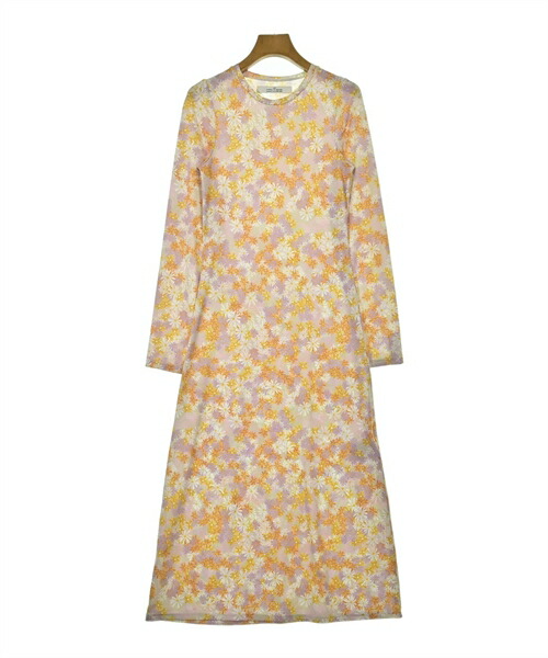 rokh ロクワンピース レディース -(M位) ピンクx紫x黄等(花柄)【中古】【古着】|RAGTAG(ブランド古着のラグタグ)