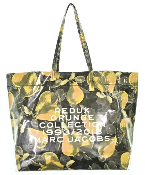MARC JACOBS マークジェイコブス トートバッグ レディース - 黄x緑等(総柄) 【中古】【古着】