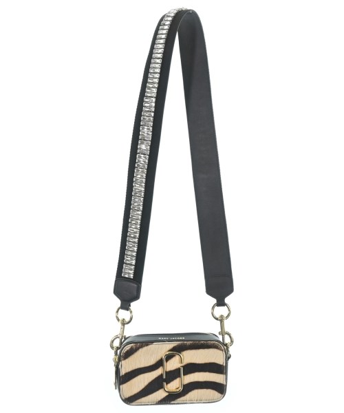 MARC JACOBS マークジェイコブスバッグ（余分の物） レディース - 黒x皮膚軟化剤xこげ茶【中古】【古着】
