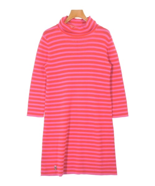 MARC JACOBS マークジェイコブス ワンピース レディース S 赤xピンク(ボーダー) 【中古】【古着】