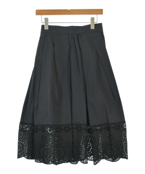 MARC JACOBS マークジェイコブス ひざ丈スカート レディース 0(XS位) 黒 【中古】【古着】