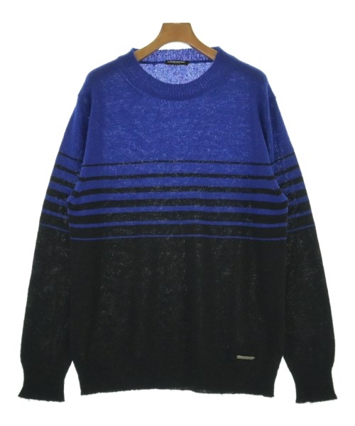 CoSTUME NATIONAL コスチュームナショナルニット・セーター メンズ XL 青x黒(ボーダー)【中古】【古着】|RAGTAG(ブランド古着のラグタグ)