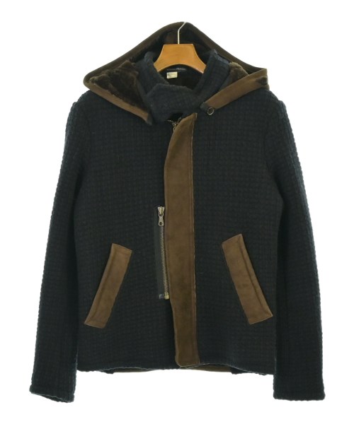 COLLECTION PRIVEE? コレクションプリヴェブルゾン（その他） メンズ 48(L位) 紺x茶【中古】【古着】｜RAGTAG（ブランド古着のラグタグ）
