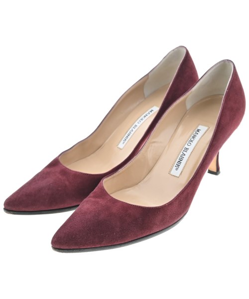 MANOLO BLAHNIK マノロ　ブラニク パンプス レディース EU36 1/2(23cm位) 赤紫 【中古】【古着】
