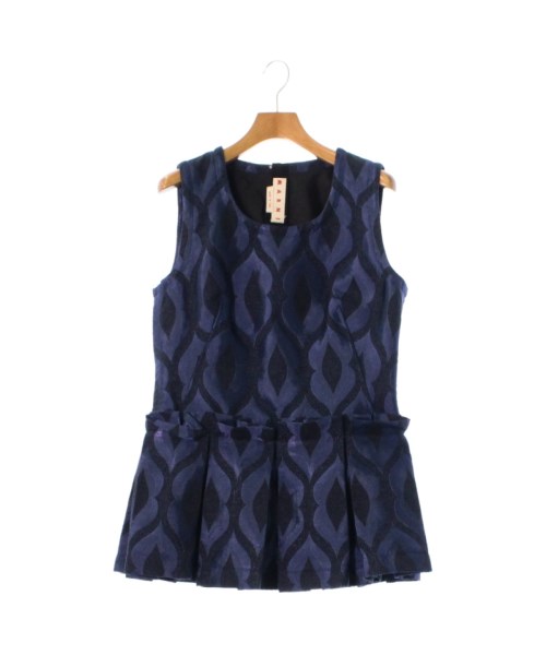 MARNI マルニ ブラウス レディース 42(L位) 紺(総柄) 【中古】【古着】