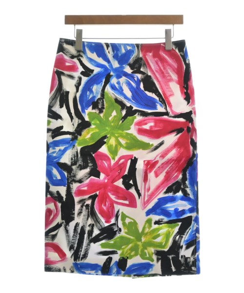 MARNI マルニ ロング・マキシ丈スカート レディース 40(M位) ピンクx青等(総柄) 【中古】【古着】