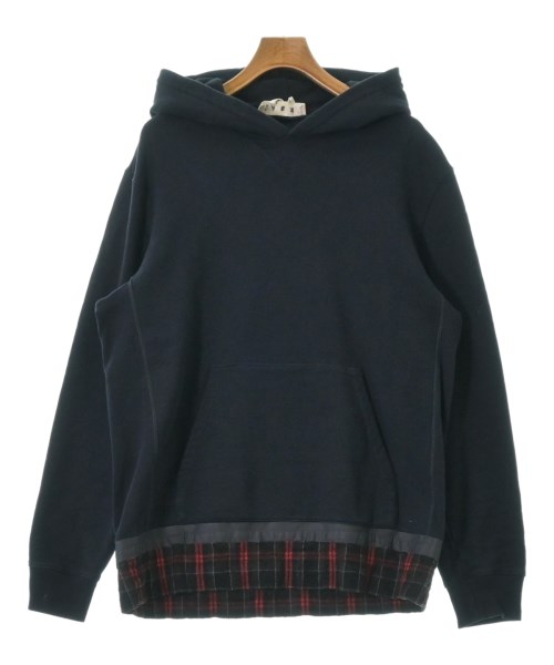 MARNI マルニ パーカー メンズ 50(XL位) 紺x黒x赤 【中古】【古着】