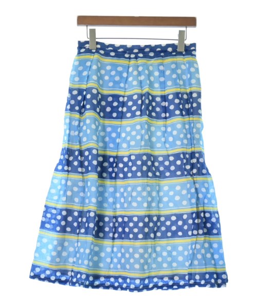 MARNI マルニ ロング・マキシ丈スカート レディース 38(S位) 水色x青x白(ドット) 【中古】【古着】