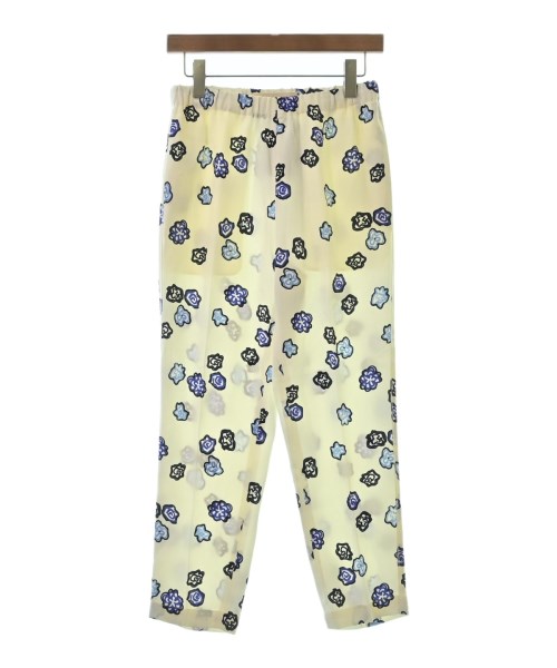 MARNI マルニズボン下（余分の物） レディース 38(S位) 白x青x黒(総柄)【中古】【古着】 パンツ-レディースファッション-ボトムス