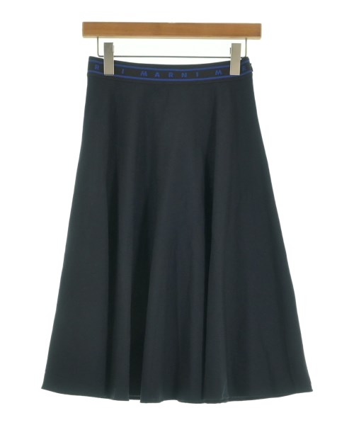 MARNI マルニひざ丈スコート レディース 40(M位) 紺x青【中古】【古着】