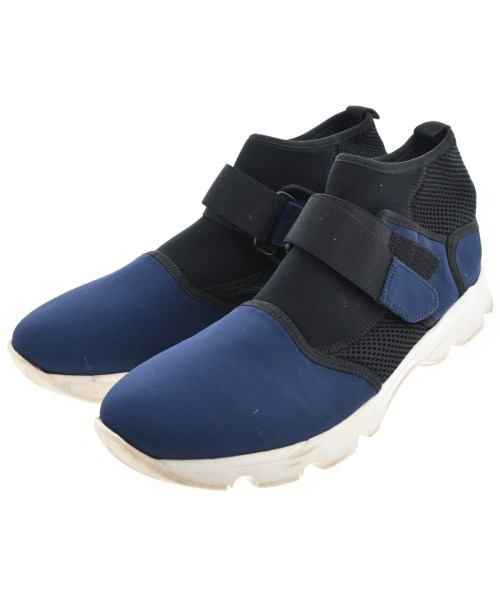 MARNI マルニスニーカー メンズ EU43(28糎位) 紺x黒【中古】【古着】