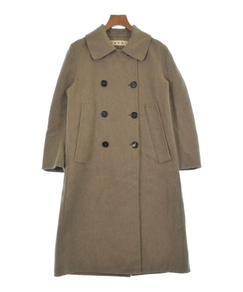 MARNI マルニ チェスターコート レディース 38(S位) 茶 【中古】【古着】 19,738円