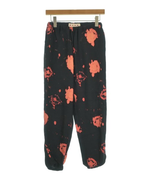 MARNI マルニ パンツ（その他） レディース 38(S位) 黒x赤系(総柄) 【中古】【古着】