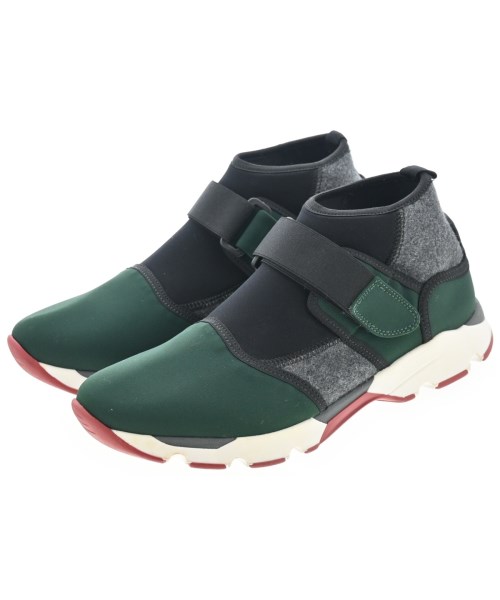 MARNI マルニスニーカー メンズ -(26糎位) 緑x薄墨色x黒【中古】【古着】