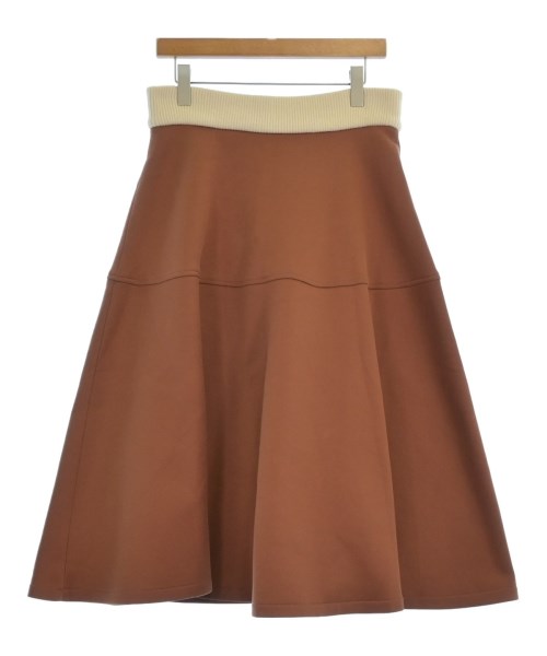 MARNI マルニ ひざ丈スカート レディース 42(M位) 茶 【中古】【古着】