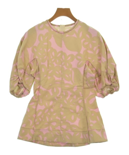 MARNI マルニ ブラウス レディース 36(XS位) ベージュxピンク(総柄) 【中古】【古着】