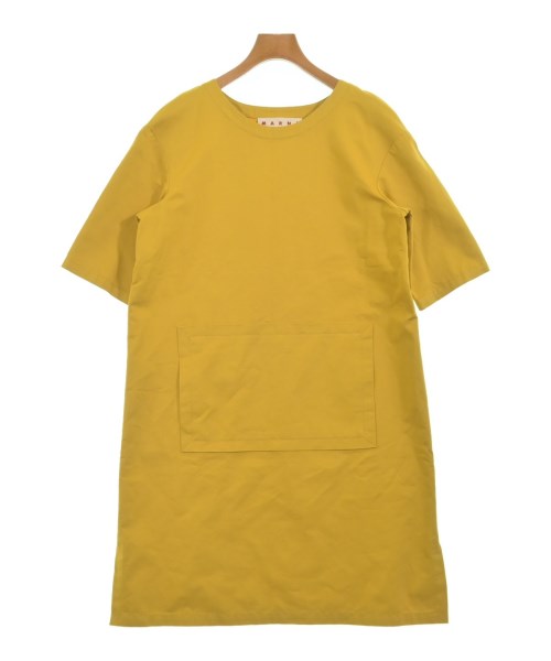MARNI マルニ ワンピース レディース 36(XS位) 黄 【中古】【古着】