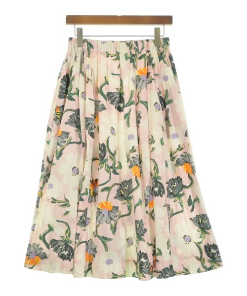 MARNI マルニ ロング・マキシ丈スカート レディース 40(M位) ピンクxグレーx緑等(花柄) 【中古】【古着】