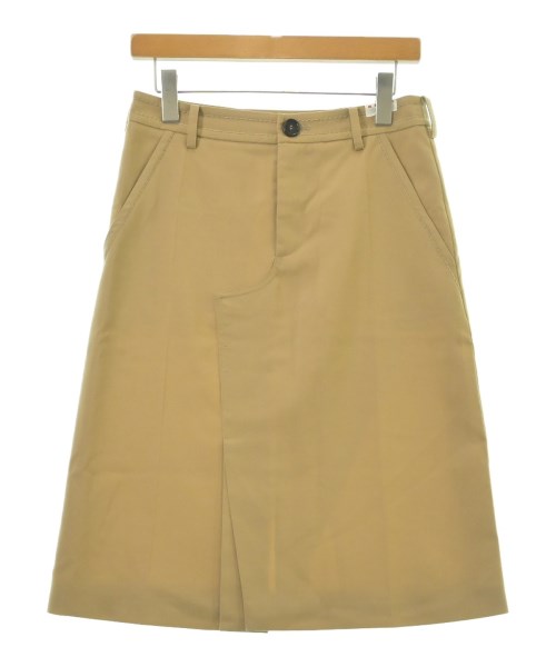MARNI マルニひざ丈スコート レディース 38(S位) ベージュ【中古】【古着】