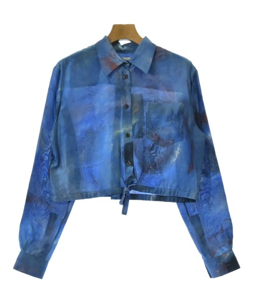 MARNI マルニカジュアルシャツ レディース 40(M位) 青(総柄)【中古】【古着】|RAGTAG(ブランド古着のラグタグ)