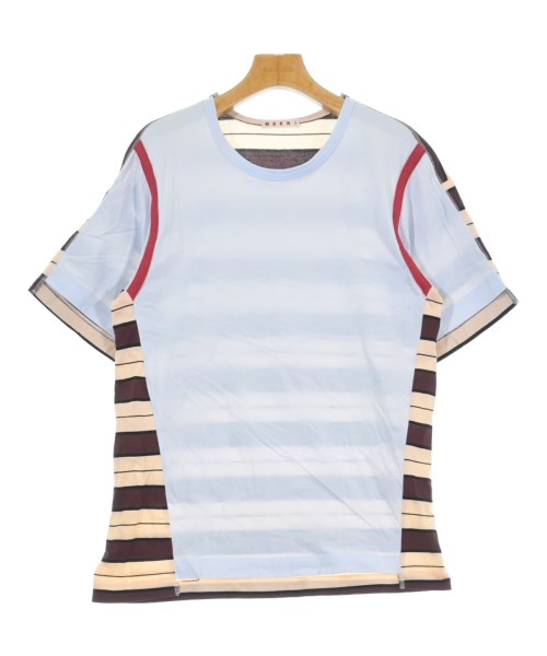 MARNI - マルニ MARNI ロングTシャツ ロゴ プリント 長袖 スウェットシャツ THJE0129PQ USCU80 Ivory cotton crewneck T-shirt with printed Marni logo | Marni