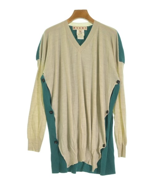 MARNI マルニニット・セーター レディース 42(M位) ベージュx緑【中古】【古着】｜RAGTAG（ブランド古着のラグタグ）