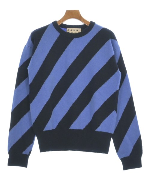 MARNI マルニニット・セーター メンズ 44(S位) 紺系x青【中古】【古着】